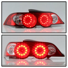 Load image into Gallery viewer, Spyder Acura RSX 2002-2004 LED Tail Lights in Red and Clear * Part Number ALT-YD-ARSX02-LED-RC