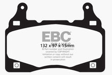 Load image into Gallery viewer, EBC Yellowstuff Front Brake Pads for 2011-2015 Chevrolet Camaro 6.2L * High-Performance Street and Track Use