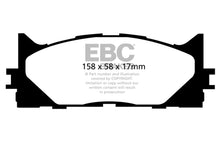 Load image into Gallery viewer, EBC Ultimax2 Front Brake Pads for 2007-2008 Toyota Camry * OEM Replacement with Low Dust and Long-Lasting Performance