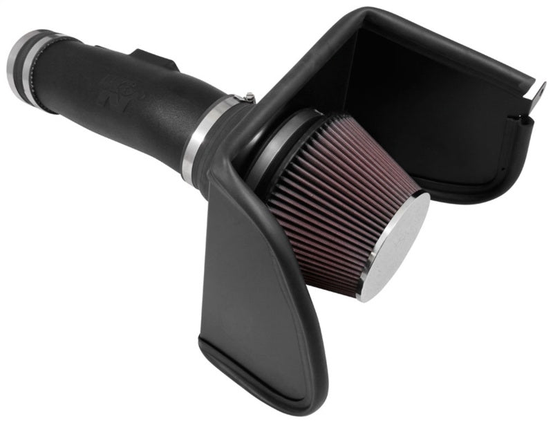 K&N Engineering 63-6019 High-Flow Cold Air Intake System for 2017-2018 Nissan Titan V8-5.6L F/I