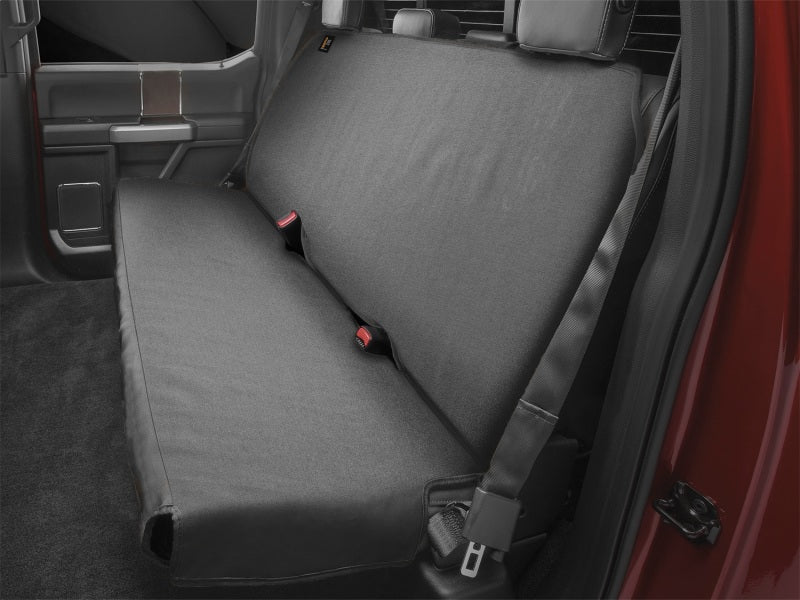 WeatherTech Part No. wetDE2011CH Rear Seat Protector for Most Bench-Style Seats - Black