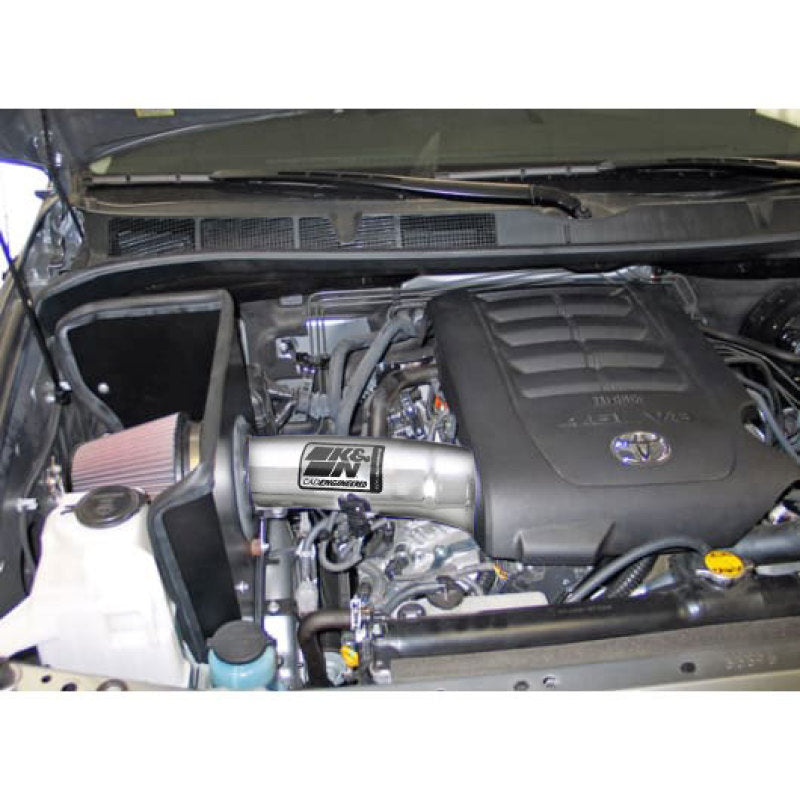 K&N Engineering Part 77-9035KP High Flow Cold Air Intake System for Toyota Tundra & Sequoia 4.6L V8
