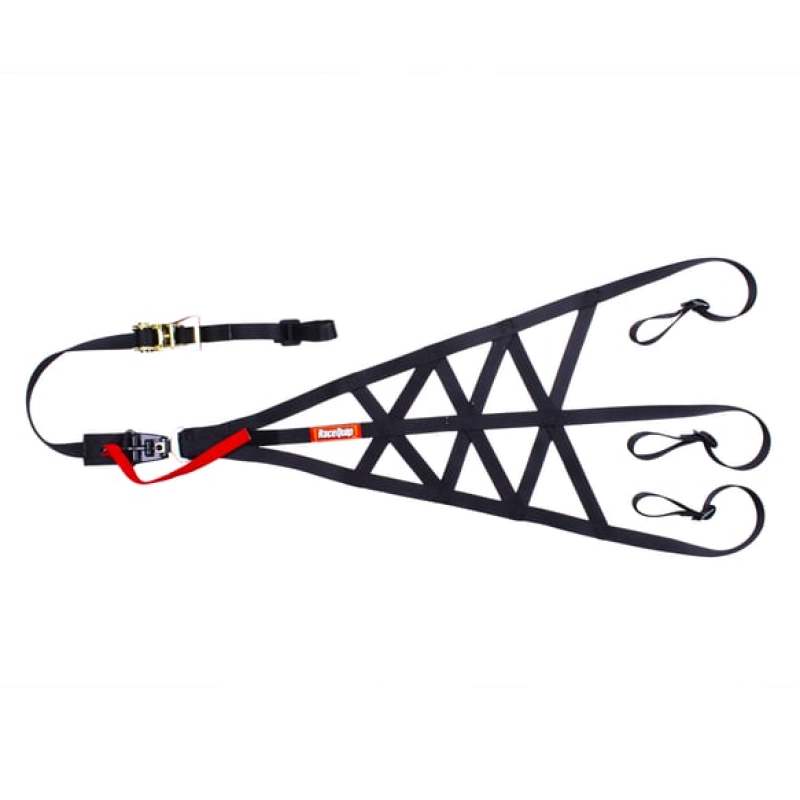 RaceQuip Black SFI 37.1 Side Roll Cage Net - Automotive Safety Equipment