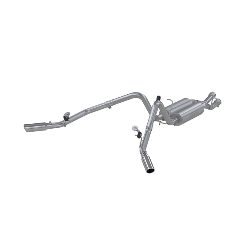MBRP Armor Plus Series Cat Back Exhaust System for Chevrolet Silverado 2500 HD 2001-2007, Dual Split Side Exit