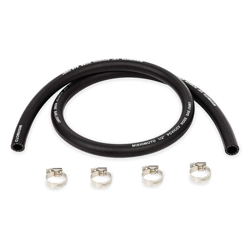 Mishimoto Universal Catch Can Hoses 1/2 inch x 4 feet for PCV System Compatibility