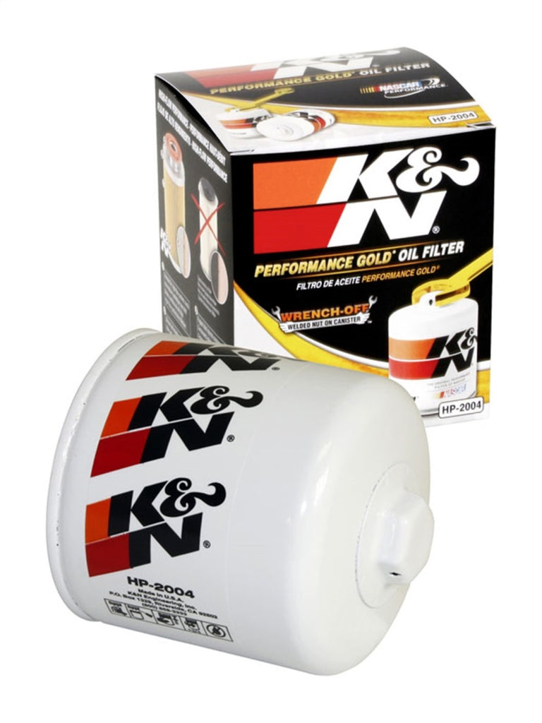 K&N Engineering KNNHP-2004 Premium Gold Oil Filter for Select Vehicles