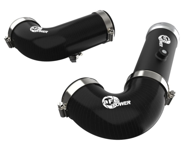 aFe BladeRunner Intercooler Hot and Cold Side Tubes Kit for 2020-2021 GM Trucks * Black