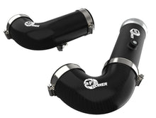 Load image into Gallery viewer, aFe BladeRunner Intercooler Hot and Cold Side Tubes Kit for 2020-2021 GM Trucks * Black