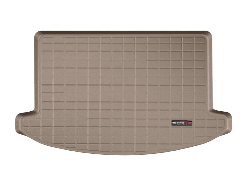 WeatherTech 2022+ Infiniti QX60 Cargo Liner - Tan with Bumper Protector for Behind 2nd Row Seating