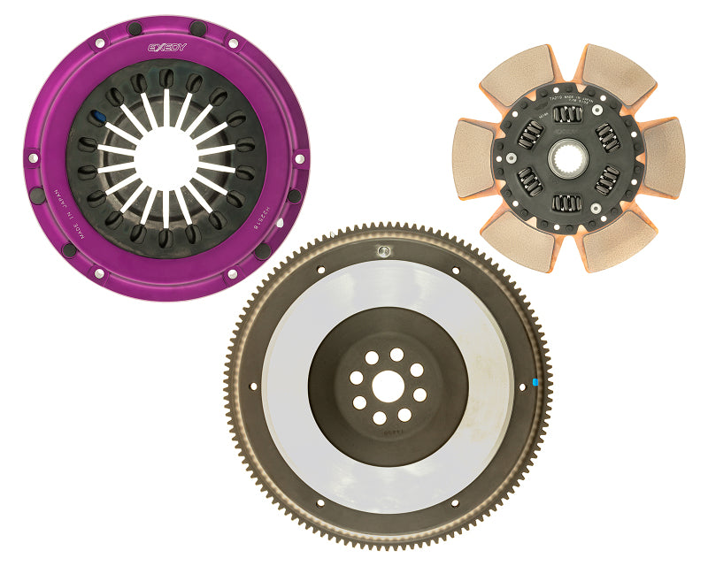 Exedy Hyper Single Series Clutch for Acura NSX 1991-1996 – Sprung Center Disc, Ceramic, Pull Type Cover Part EXEHH04SD1