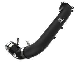aFe BladeRunner Black 2-3/4in Aluminum Charge Pipe for Toyota GR Supra (A90) 2021-2024