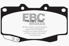 Load image into Gallery viewer, EBC Greenstuff 99-04 Toyota Tacoma 4WD Front Brake Pads * Heavy Duty Off-Road Disc Pad Solution