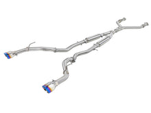 Load image into Gallery viewer, aFe Takeda 2.5 Inch 304 Stainless Steel Cat-Back Exhaust System with Blue Flame Tips for Infiniti Q50 (2016-2019)