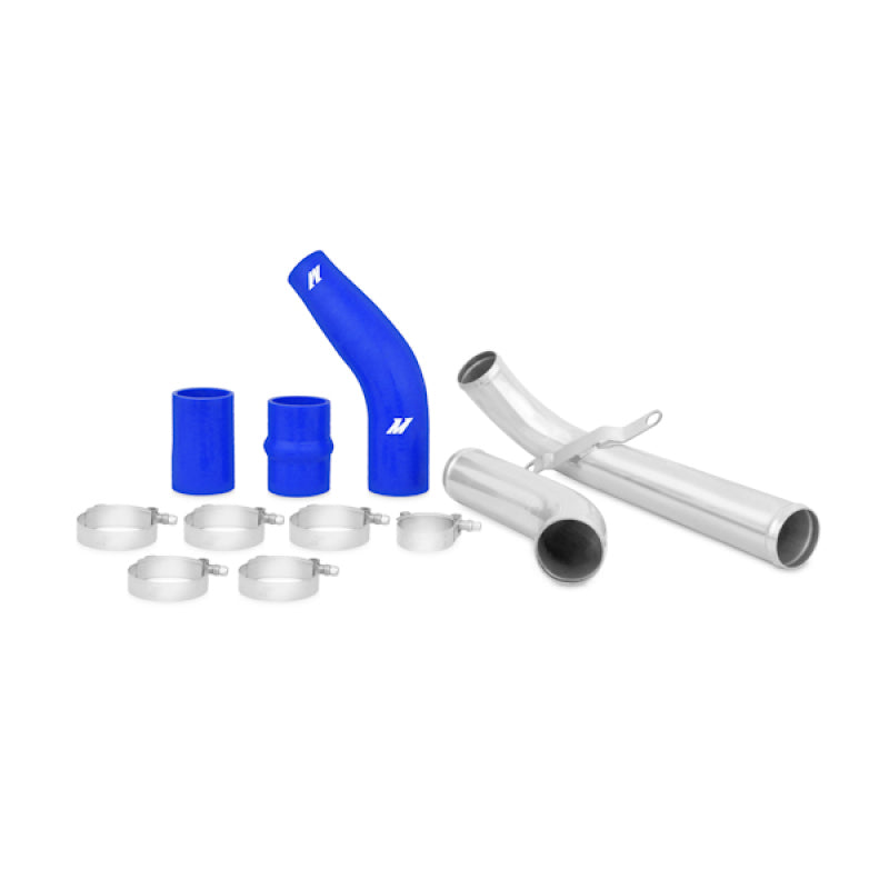 Mishimoto 08+ Mitsubishi Lancer Evolution X Blue Upper Intercooler Pipe Kit - Performance Upgrade