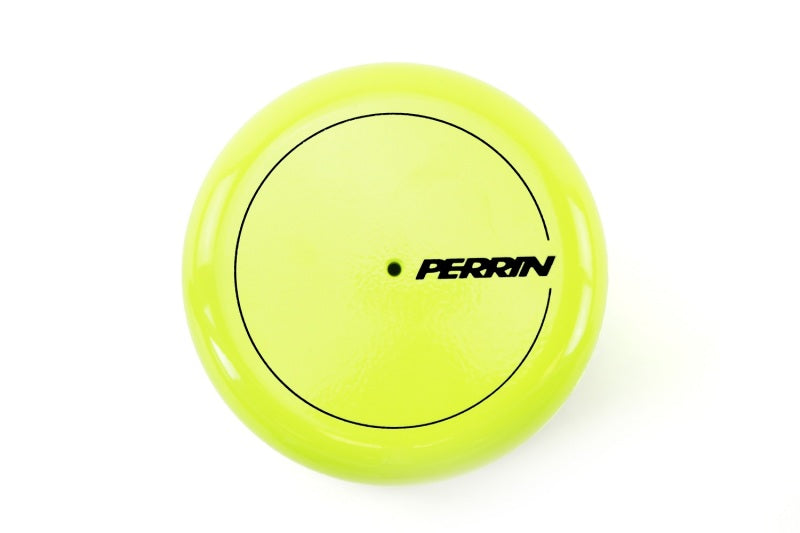 Perrin Performance Neon Yellow Oil Filter Cover for Subaru WRX and BRZ/FR-S/86/GR86 (Part Number: perPSP-ENG-716NY)