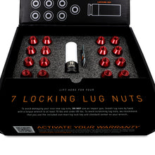 Load image into Gallery viewer, Mishimoto Aluminum Locking Lug Nuts 1/2 x 20 - Red, 23-Piece Set