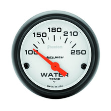Load image into Gallery viewer, AutoMeter Phantom 52mm Electronic Water Temperature Gauge - 100-250°F for Automotive Performance and Reliability