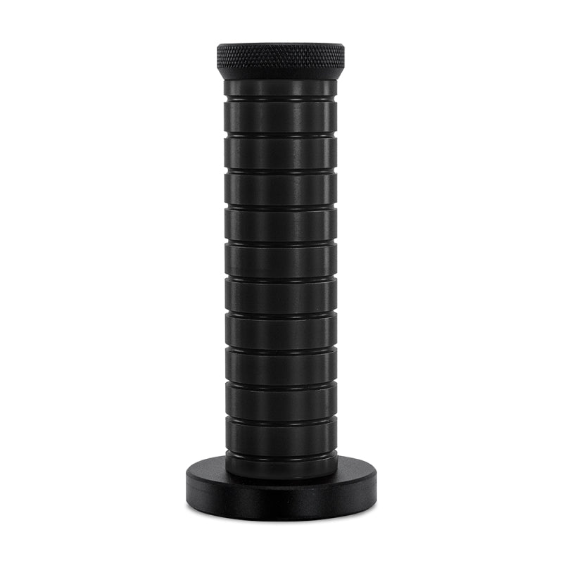 Mishimoto Weighted Grip Shift Knob Black / Black - Ergonomic BMX-Inspired Design with High-Quality Materials