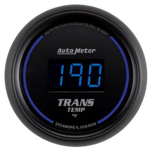 Load image into Gallery viewer, AutoMeter 52.4mm Black Digital Transmission Temperature Gauge with NPT Sensor and Wiring Harness