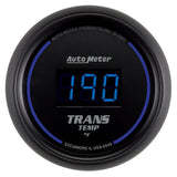 AutoMeter 52.4mm Black Digital Transmission Temperature Gauge with NPT Sensor and Wiring Harness
