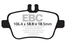 Load image into Gallery viewer, EBC Greenstuff 2000 Series Rear Brake Pads for Mercedes-Benz CLA250 and SLK Models