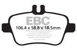 EBC Greenstuff 2000 Series Rear Brake Pads for Mercedes-Benz CLA250 and SLK Models