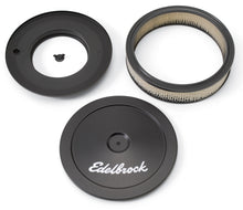 Load image into Gallery viewer, Edelbrock Pro-Flo Series 10-inch Chrome Round Air Cleaner with Paper Element, Part #1203