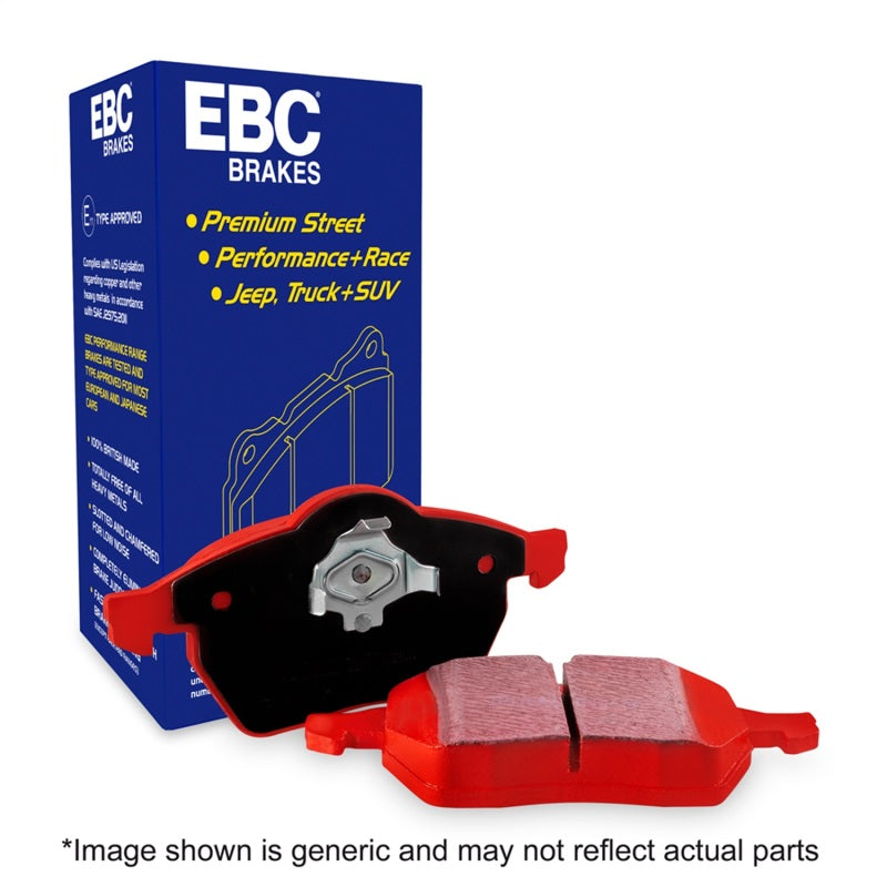 EBC Redstuff Ceramic Front Brake Pads for 2018-2018 Toyota Avalon and Camry, Part Number EBC DP32378C