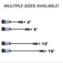Load image into Gallery viewer, Rugged Radios OFFROAD Straight Cable to Intercom - 16 Feet | Durable Automotive Connection