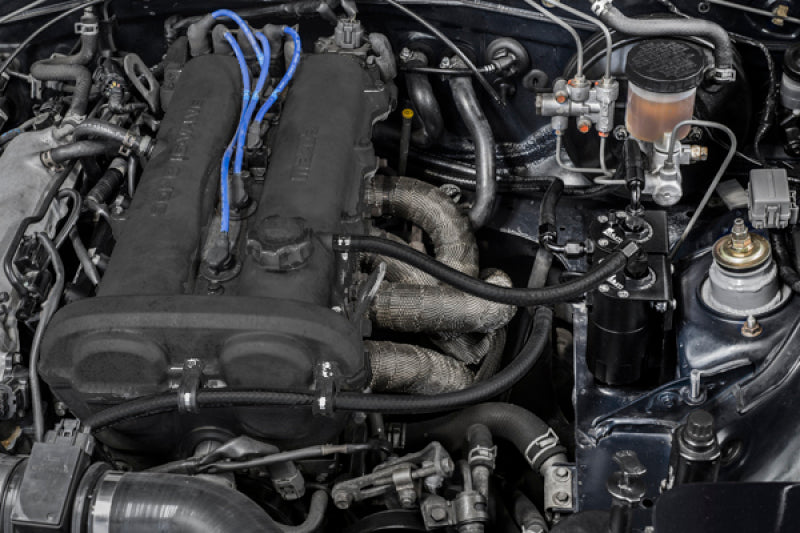 Radium Engineering 90-05 Mazda MX-5 Dual Catch Can Kit with Fluid Lock - Compatible with 1990-2005 Miata