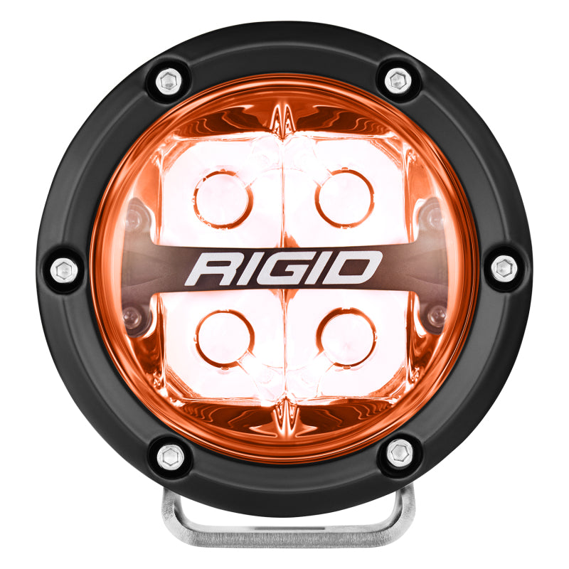Rigid Industries 360-Series 4 Inch RGBW LED Off-Road Spot Beam Light Pair