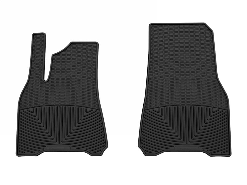 WeatherTech All-Weather Front Floor Mats for Tesla Model Y (Part #WETW647) - Black