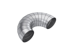 MBRP T304 Stainless Steel 2.25 inch Diameter 180 Degree Pie Cut Kit for Custom Exhaust Bends