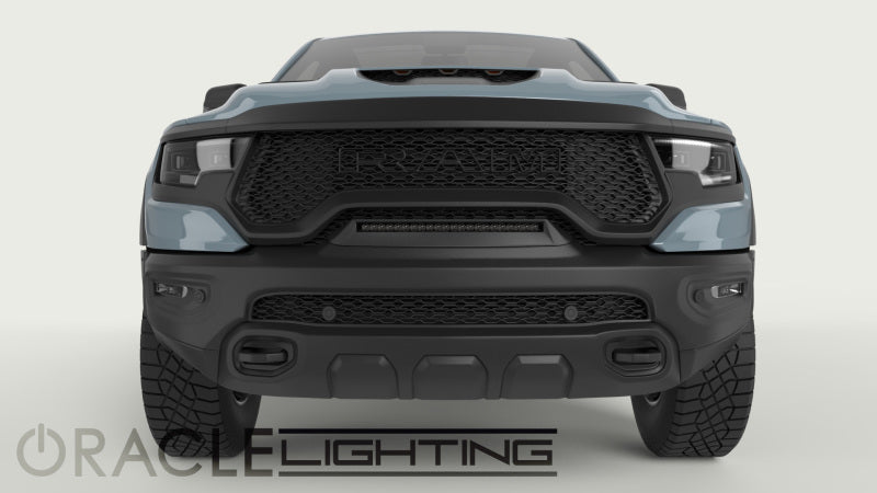 ORACLE Lighting 19-22 RAM Rebel/TRX Front Bumper Flush LED Light Bar System with White LEDs - Part Number ORL5885-001