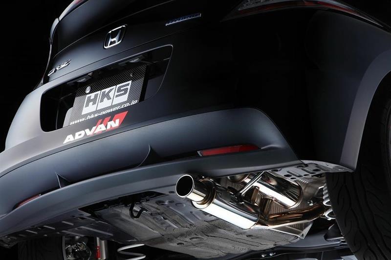HKS SILENT Hi-Power ZF1 Exhaust System for Honda CR-Z (Main + CP) - Part Number HKS32016-AH030