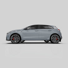 Load image into Gallery viewer, Rally Armor 19-21 Hyundai Elantra GT N Line and i30 Black UR Mud Flap with White Logo