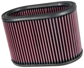 K&N Engineering High-Flow Oval Air Filter Part E-3491 for Improved Horsepower and Engine Protection