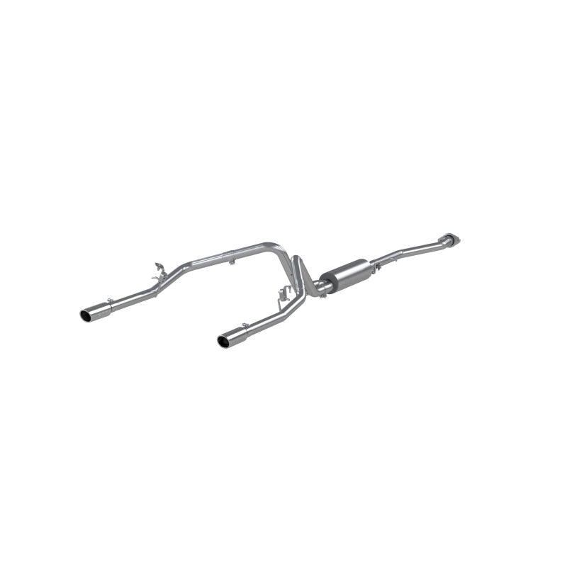 MBRP Armor Plus Series Cat Back Exhaust System for GMC Sierra 1500 & Chevrolet Silverado 1500 2003-2007 - Dual Split Rear Exit with 3.5-inch Tip