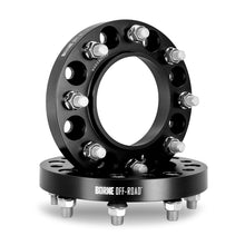 Load image into Gallery viewer, Mishimoto Wheel Spacers 8x180 Bolt Pattern, 124.1 mm Center Bore, 1-inch Thickness, M14x1.5, Black - BNWS-009-250BK