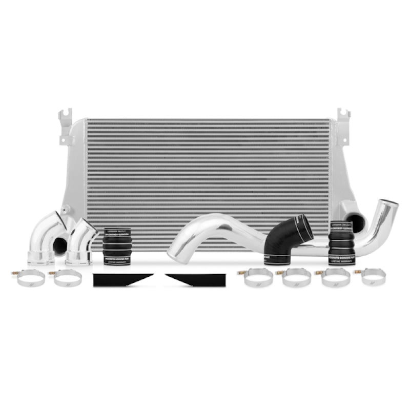 Mishimoto 2006-2010 Chevy 6.6L Duramax Intercooler Kit with Polished Aluminum Piping and Bar-and-Plate Core