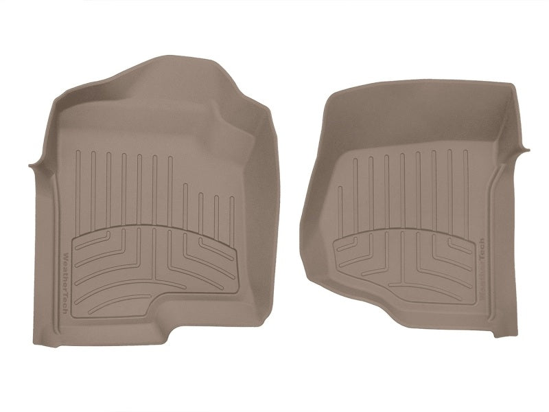 WeatherTech WET450661IM FloorLiner HP Front Floor Mats, Tan, for 2008-2013 GMC Sierra and Sierra Denali 1500