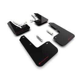Rally Armor 22-25 VW MK8 Golf GTI and Golf R Black UR Mud Flap with Red Logo