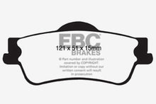 Load image into Gallery viewer, EBC Yellowstuff Rear Brake Pads for Chevrolet Caprice and Pontiac G8 * High-Performance Street and Track Use