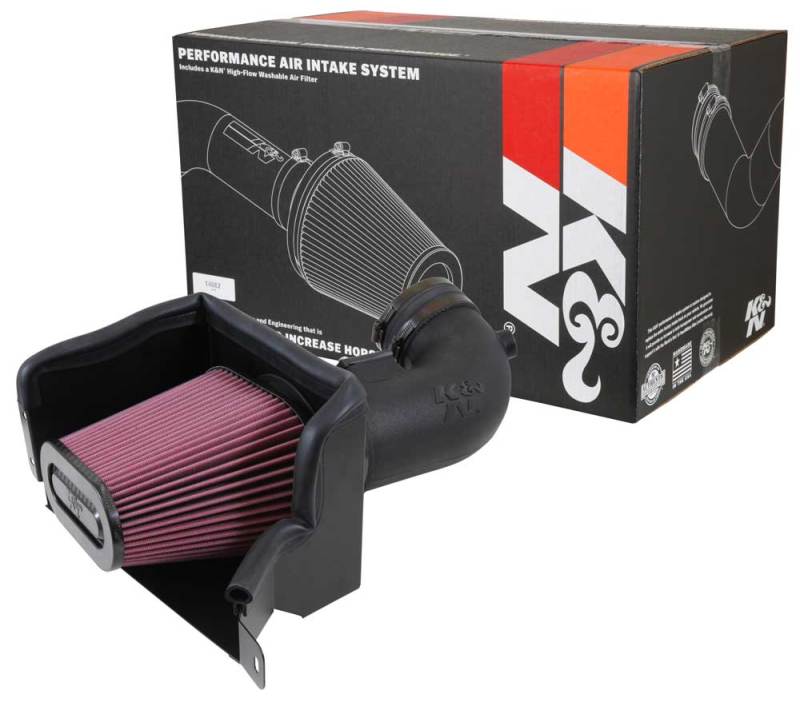 K&N Engineering 57-3081 Cold Air Intake Kit for 2014-2015 Chevrolet Corvette 6.2L V8 F/I