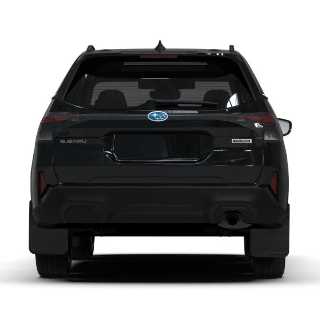 Rally Armor UR Series Mud Flaps for Subaru Forester 25-26 Inch with Metallic Black Logo