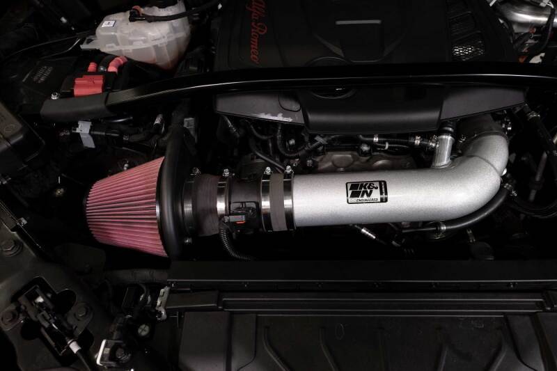 K&N Engineering Performance Air Intake System for 2017-2019 Alfa Romeo Giulia and Stelvio * Part No. KNN69-9900TS