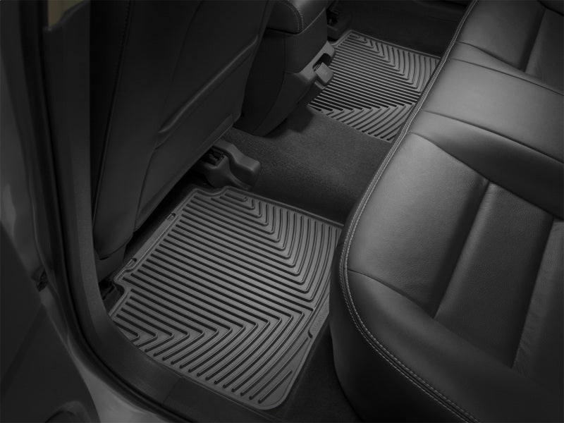 WeatherTech All-Weather Rear Floor Mats for Chevrolet Suburban and Tahoe - Black