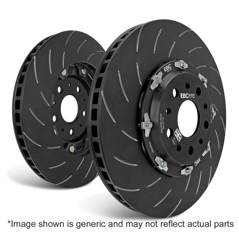 EBC SG2F018 Racing 2-Piece Floating Rear Brake Disc Rotors for Lamborghini Gallardo
