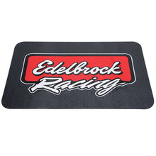 Load image into Gallery viewer, Edelbrock #2324 Racing Fender Cover - PVC Foam Mat with Printed Edelbrock Logo