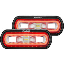 Load image into Gallery viewer, Rigid Industries SR-L Series Surface Mount LED Spreader Pair with Amber Halo for Off-Road Vehicles